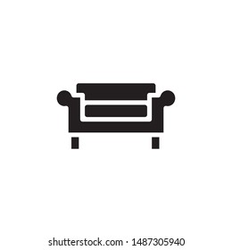 Sofa Icon .Ilustration - vector.Eps10