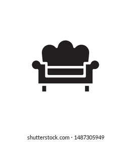 Sofa Icon .Ilustration - vector.Eps10