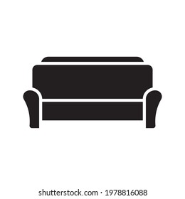 sofa icon isolated vector illustration on white background