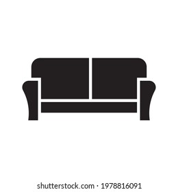sofa icon isolated vector illustration on white background
