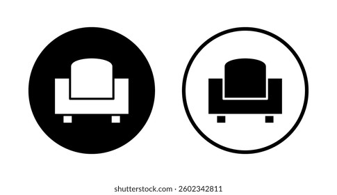 Sofa icon logo design. sofa sign and symbol. furniture icon