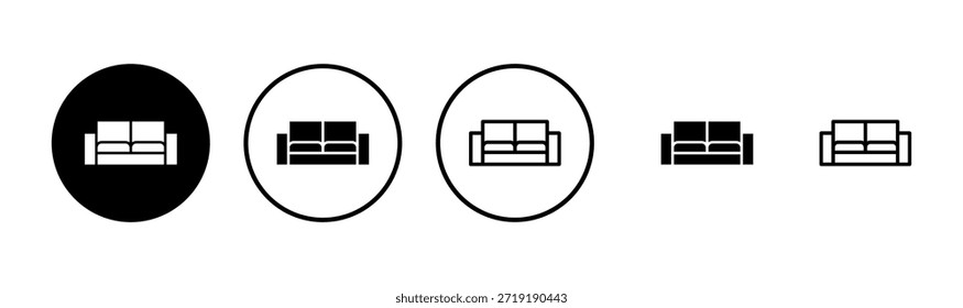 Sofa icon logo design. sofa sign and symbol. furniture icon