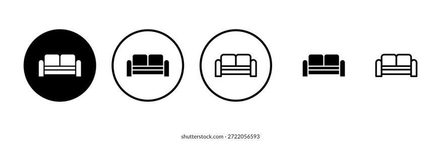 Sofa icon logo design. sofa sign and symbol. furniture icon