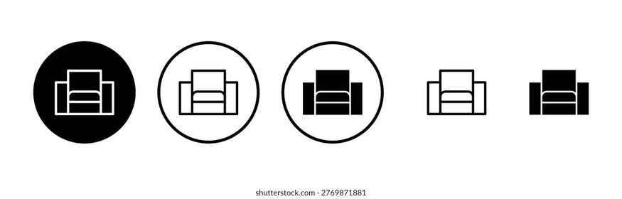 Sofa icon logo design. sofa sign and symbol. furniture icon