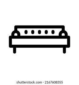 sofa icon or logo isolated sign symbol vector illustration - high quality black style vector icons
