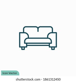 Design-Element für Sofa-Symbol-Logo 