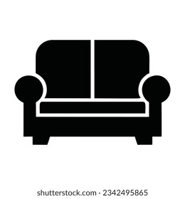 Sofa Icon Logo Vector Art