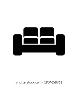sofa icon on a white background
