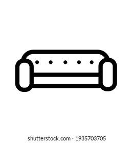 Icono de Sofá sobre fondo blanco