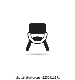 sofa icon on white background