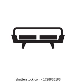 icono del sofá, vector de iconos de bienes raíces