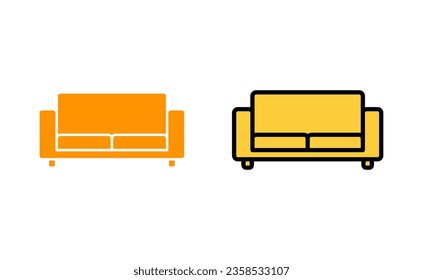 Sofa icon set  for web and mobile app. sofa sign and symbol. furniture icon