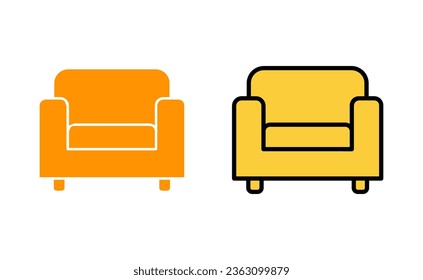 Sofa icon set  for web and mobile app. sofa sign and symbol. furniture icon