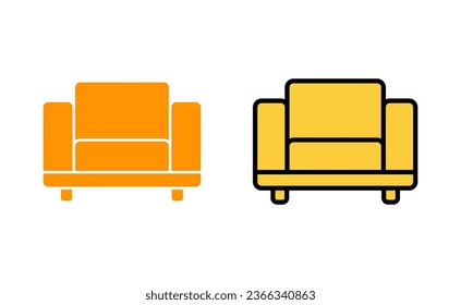 Sofa icon set  for web and mobile app. sofa sign and symbol. furniture icon