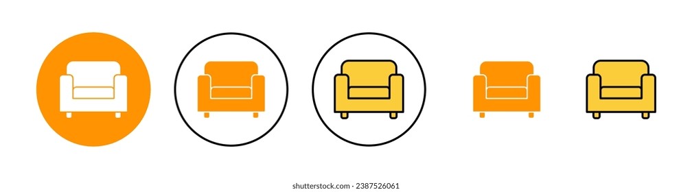 Sofa icon set  for web and mobile app. sofa sign and symbol. furniture icon
