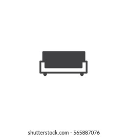 sofa icon. sign design