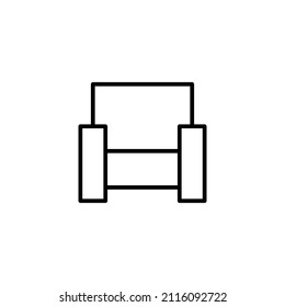 Sofa icon. sofa sign and symbol. furniture icon