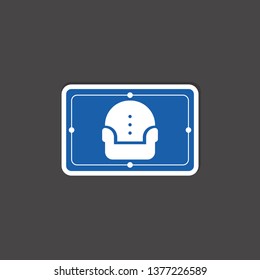 sofa icon for sit