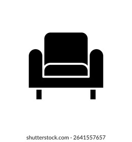 Sofa icon symbol for apps and websites. sofa sign and symbol. furniture icon