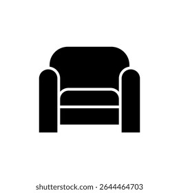 Sofa icon symbol for apps and websites. sofa sign and symbol. furniture icon