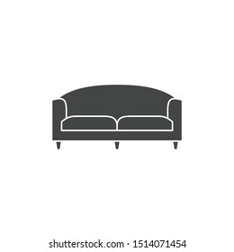 Sofa icon template color editable.Sofa vector icon in trendy flat style. Sofa symbol vector sign isolated on white background