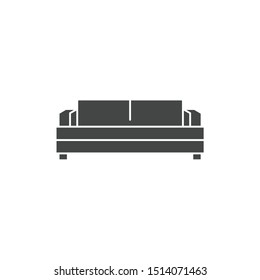 Sofa icon template color editable.Sofa vector icon in trendy flat style. Sofa symbol vector sign isolated on white background