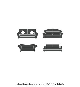 Sofa icon template color editable.Sofa vector icon in trendy flat style. Sofa symbol vector sign isolated on white background