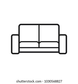 sofa, sofa icon in trendy flat style 