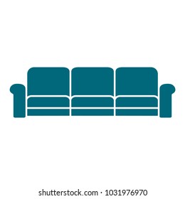 sofa icon in trendy flat style 