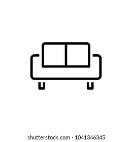 sofa icon vector