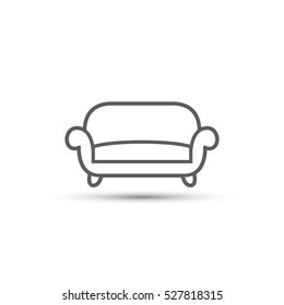 Sofa Icon. Vector 
