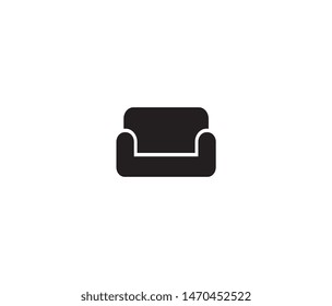 sofa icon vector design element logo template