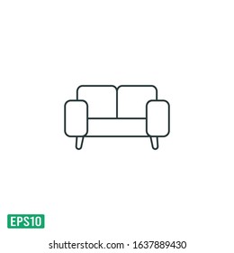 sofa icon vector design element logo template eps10