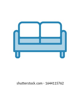 Sofa icon vector design template ilustration