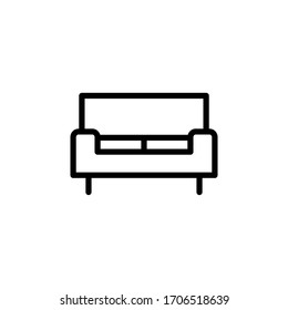 sofa icon vector design template