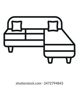 Sofa icon vector design templates simple and modern