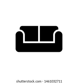 sofa icon vector flat style