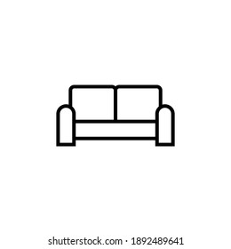 Sofa icon vector. sofa icon illustration