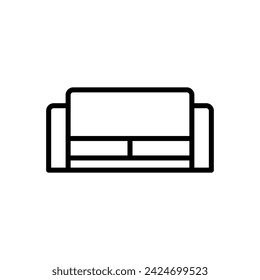 Sofa icon vector. sofa icon illustration