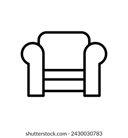 Sofa icon vector. sofa icon illustration