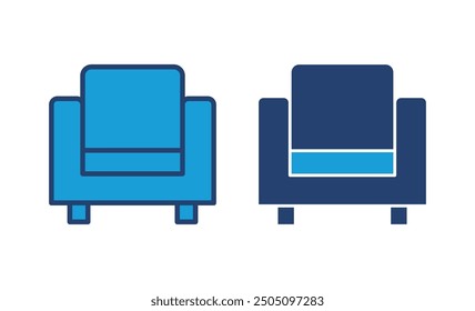 Sofa icon vector. sofa icon illustration