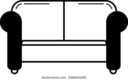 Sofa icon vector illustration logo template