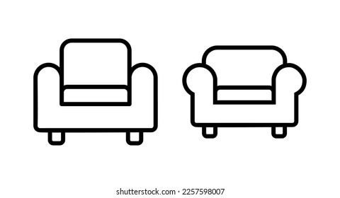 Sofa icon vector illustration. sofa sign and symbol. furniture icon