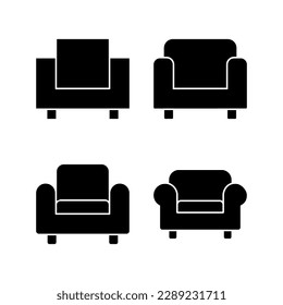 Sofa icon vector illustration. sofa sign and symbol. furniture icon