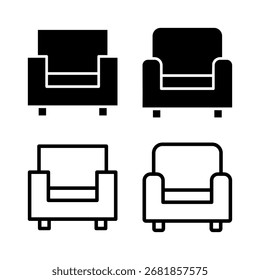 Sofa icon vector illustration. sofa sign and symbol. furniture icon