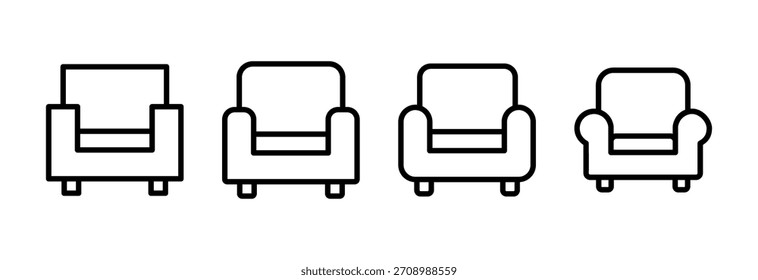 Sofa icon vector illustration. sofa sign and symbol. furniture icon