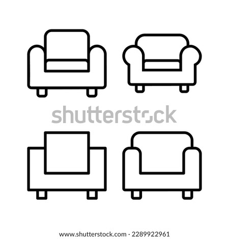 Sofa icon vector illustration. sofa sign and symbol. furniture icon