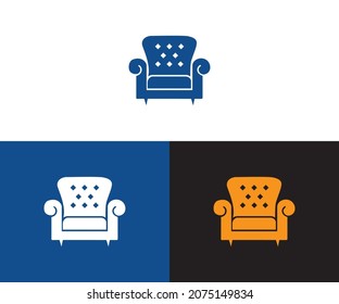 Sofa icon vector logo template