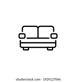 Sofa icon in vector. Logotype
