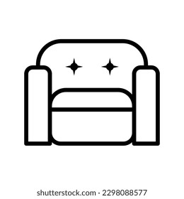 Sofa icon vector on trendy design
